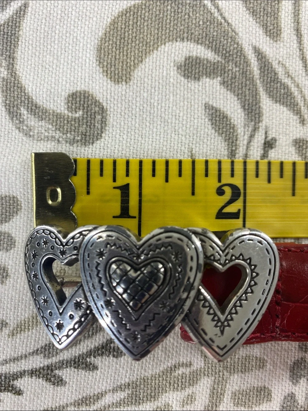 Vintage Brighton Belt Heart buckle western